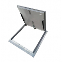 Люк кровельный влагозащищённый 90*90 (Ш*В,см., размер в свету), утепленный, с амортизаторами