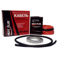 Кабель нагревательный 2400 Вт, Heat Plus (20вт*120м.п, двухжильный) S=13,3м2 - 16м2