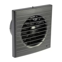 Вентилятор STILL 125СК, gray metal (240 м3, 34 dB), обратный клапан,  малошумный, вытяжной, Viento