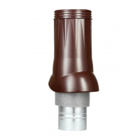 Выход вентиляционный коричневый, изолированный D125/160, для нанодефлектора VWO 125-160 Brown